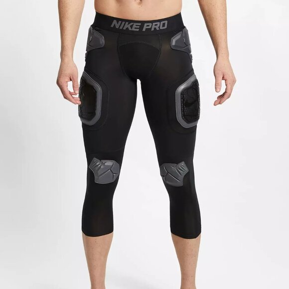 Nike Pro Hyperstrong Impact Football Compression Pants Men's AO6238-010 NEW - Picture 1 of 11